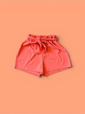Women’s Coral Tie-Waist Shorts